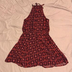 Forever 21 Boho Pattern Halter Neck Mini Dress